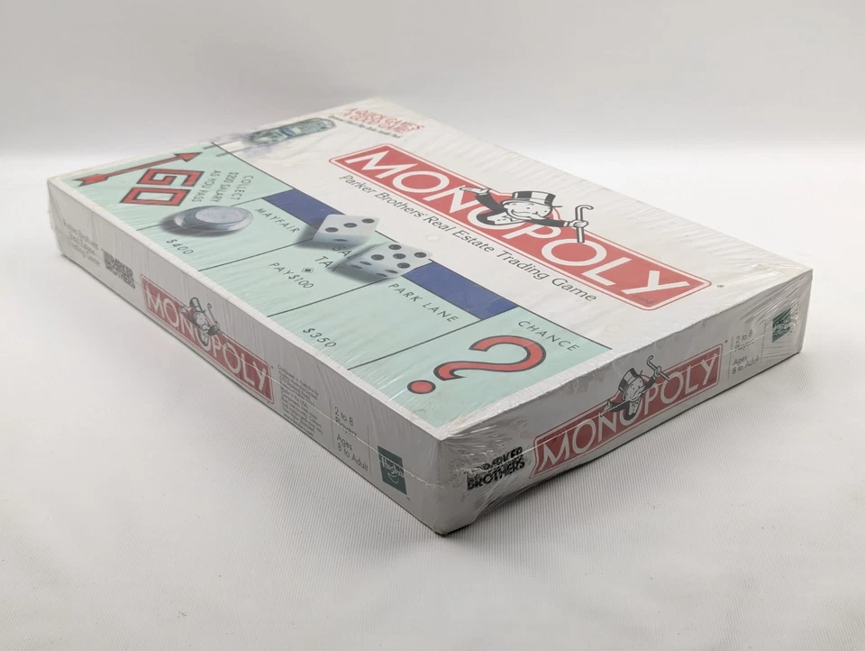 Vintage 1999 Parker Brothers Monopoly New Plastic Sealed BRAND NEW Made In USA - Image 4 of 4
