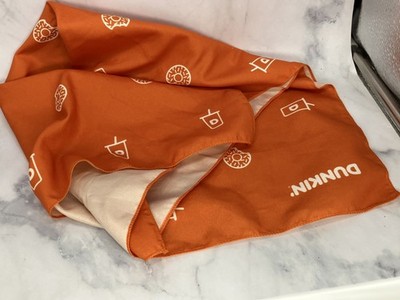 Dunkin Bandana ORANGE Dog Smooth Hair **FREE GIFT W/PURCHASE**