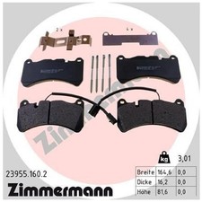 Satz Bremsbeläge Bremsklötze vorne für Alfa Romeo Stelvio 949 | 24417062