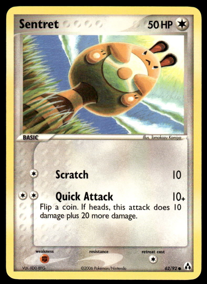 Pokemon TCG Legend Maker #62/92 Sentret NM