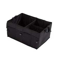Trunk Organizer Car Basket Storage Tote Organizer Small Black Collapsible 