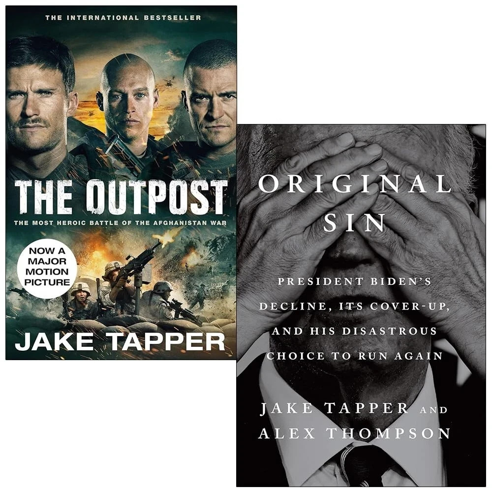 Jake Tapper Collection 2 Books Set Outpost,  Original Sin (Hardcover)