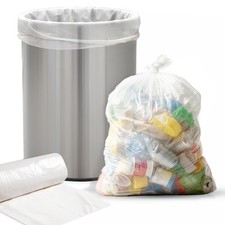 Premium 10-15 Gallon Trash Can Liners 1000 Count 24" x 33", 6 Mic   Strong ...