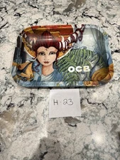 OCB Small "ARTIST" Metal Rolling Tray FLAGSHIP SERIES - 5" X 7" Free Shipping