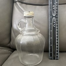 Bouteille à condiments en verre transparent Heinz avec poignée et bouchon en métal