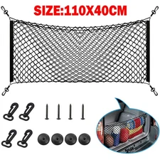 Rear Envelope Style Trunk Cargo Net 2013-2022 for CHEVY SILVERADO GMC SIERRA New