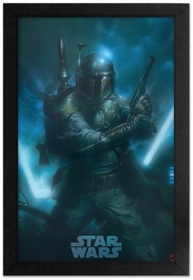 638957 Star Wars Boba Fett Bounty Hunter Classic Icon Movie Wall Decor Poster