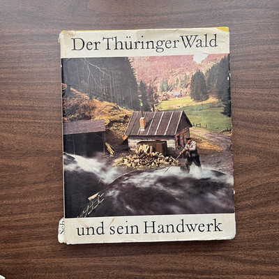 Der Thüringer Wald und sein Handwerk   Ernst Schäfer   Verlag der Nation Berlin