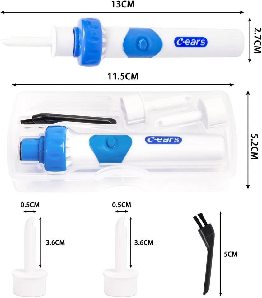 Oroclear -Ohr -Wachs -Trottel, Podomax Oroclear Ohrwachsreiniger, Entfernersaugu - Bild 2 von 4