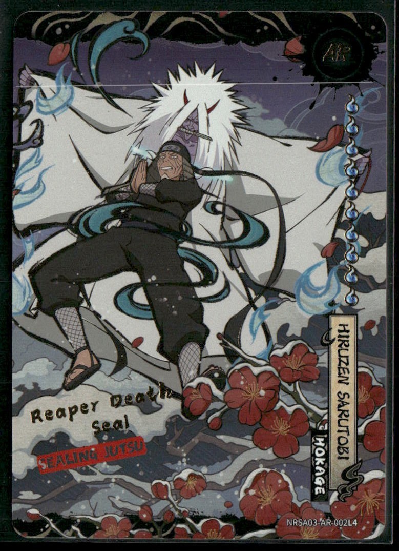2026 Kayou Naruto Hiruzen Sarutobi AR /777 NRSA03-AR-002L4 Serialized