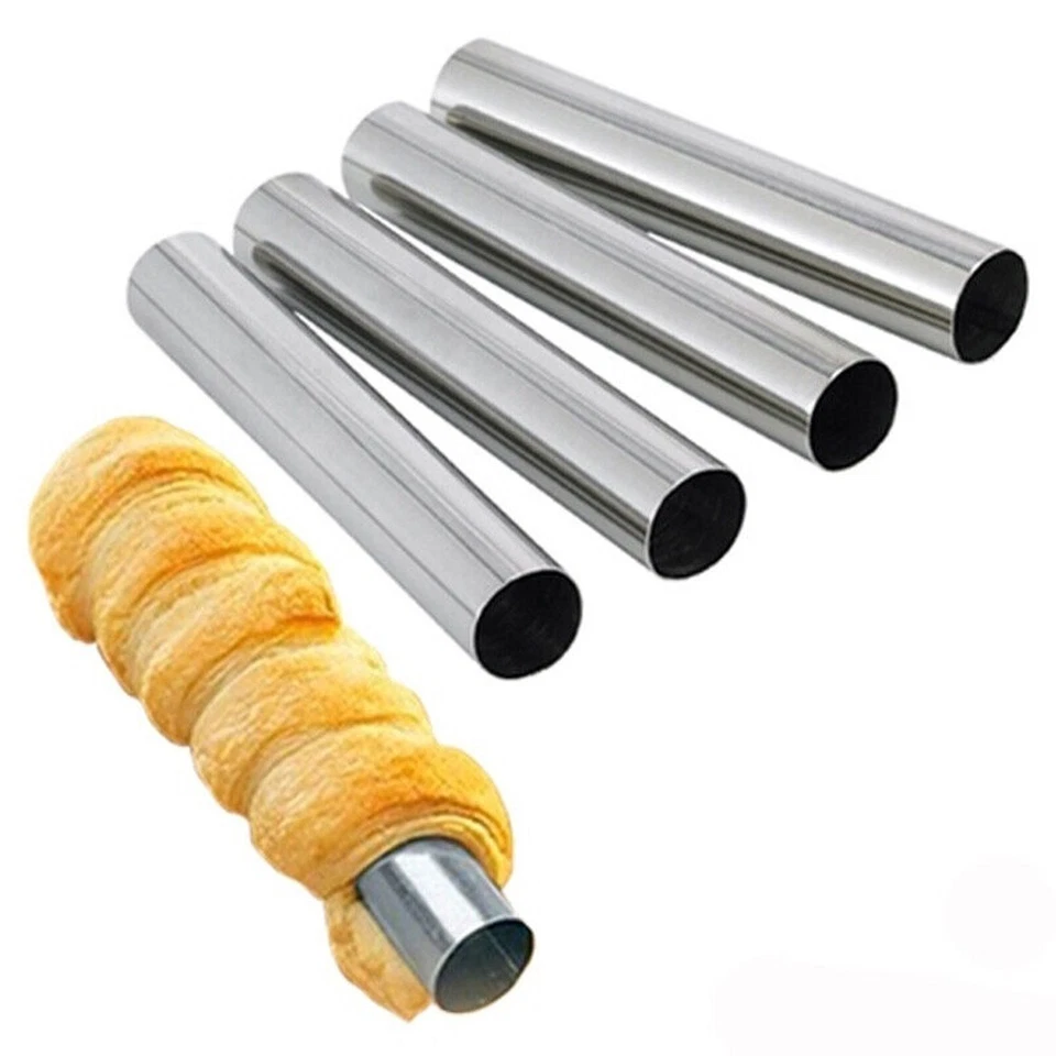 Stainless Steel Pastry Moulds The Secret to Perfect Filled Desserts Set of 5