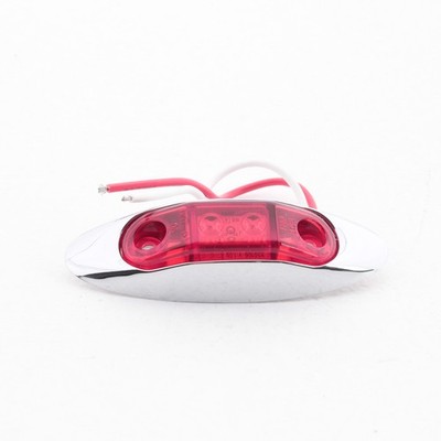 Peterson V168XR Red Piranha LED Slim-Line Clearance Side Marker Light 2-Diode