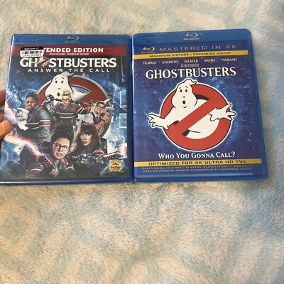 Ghostbusters & Ghostbusters Answer The Call (Blu-ray, 1984) Brand New* LOT OF 2 