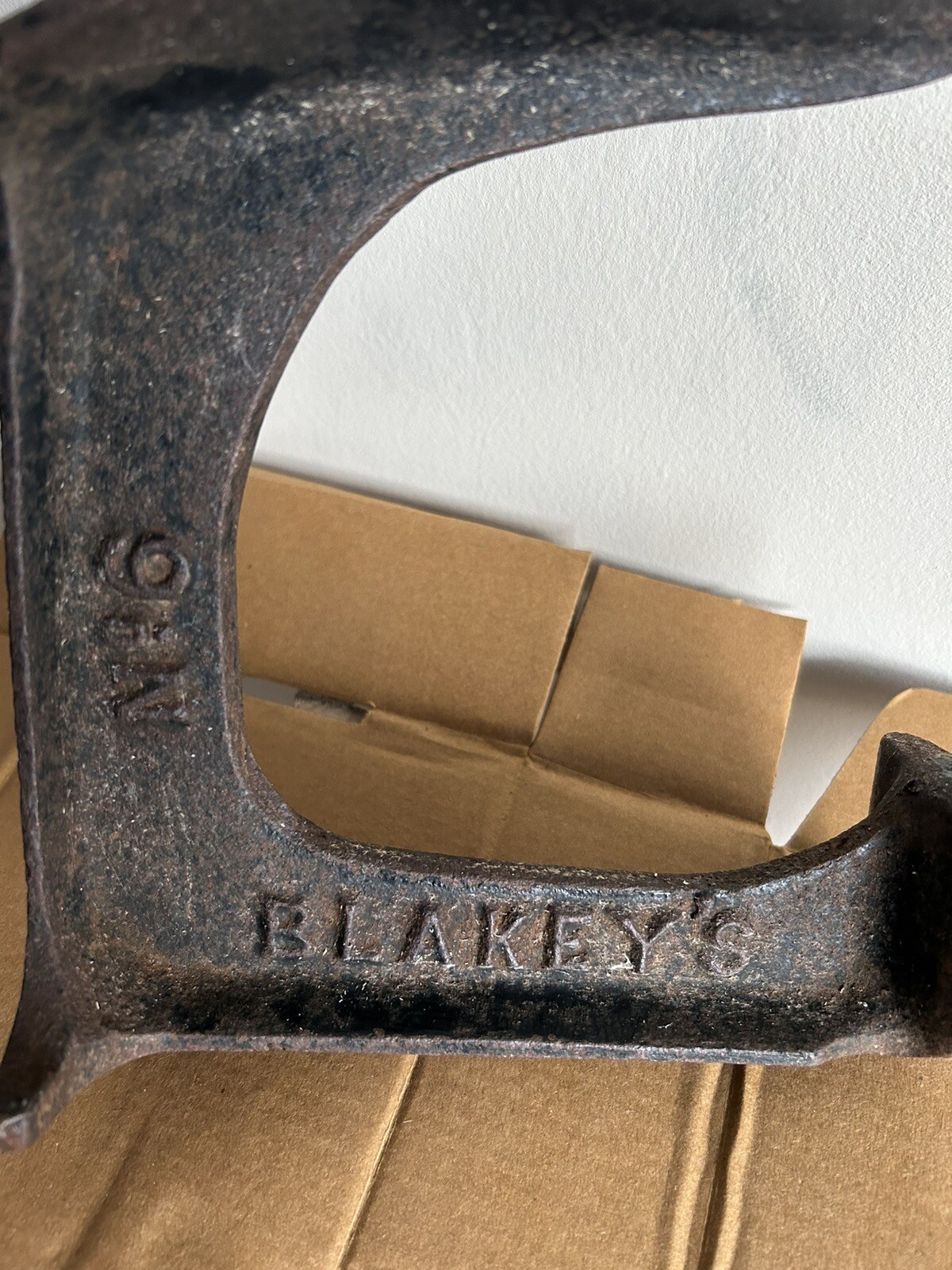 VINTAGE / ANTIQUE BLAKEY’S No.6 COBBLER'S CAST IRON SHOE LAST eBay