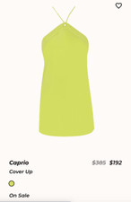 Agent Provocateur Caprio Green Silk Short Slip UK12 L NWT 385