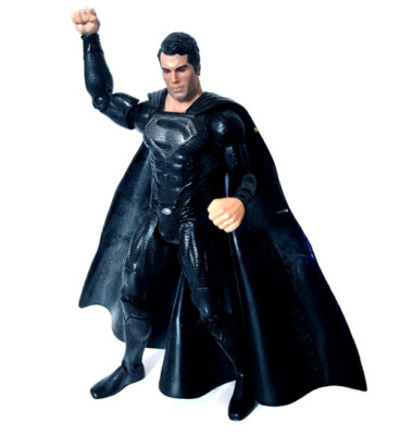 マテル製マン・オブ・スティールシリーズ「ブラックスーツスーパーマン」 スーパーマン マン・オブ・スティール/ ブラックスーツ スーパー
