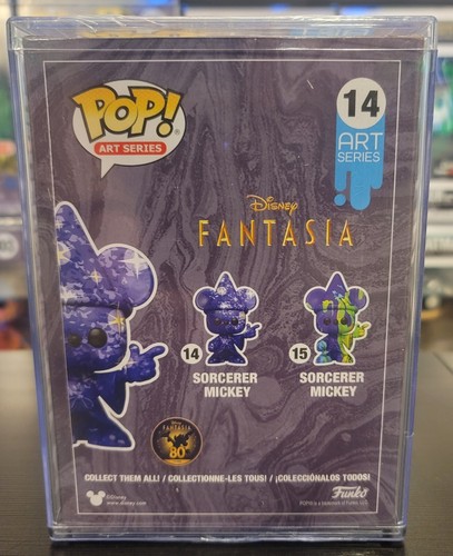 Funko Pop! Disney Fantasia #14 Sorcerer Mickey Art Series Figure - Picture 3 of 6