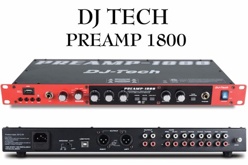 DJ TECH PREAMP 1800 1U Rackmount USB Player und Recorder - Bild 1 von 6