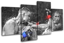 UFC Grunge Nate Diaz Pettis Sports MULTI CANVAS WALL ART Picture Print