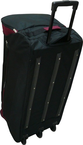 36" Polyester Rolling Wheeled Duffel Bag Travel Duffel Bag on Wheel - Heavy Duty - Picture 11 of 13