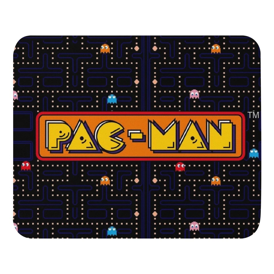 Pacman Mouse Pad 9.5x7.75 Retro Theme Accessory For Home Office Gaming - Image 3 of 3
