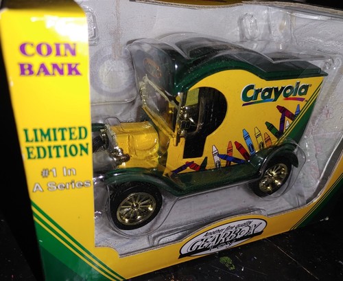 Gearbox - Collectors Series Crayola 1912 Ford Delivery Car Coin Bank Die Cast - Picture 2 of 3
