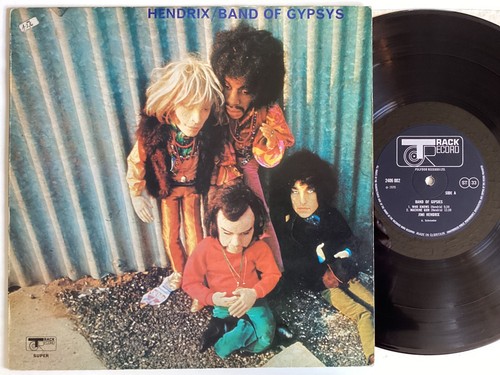 Jimi Hendrix, band of gypsys VINYL LP U.K 1st press A1 B1 1970 puppet sleeve EX-