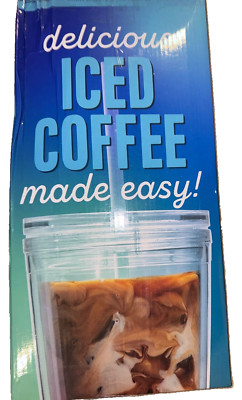 Mr. Coffee Single-serve Iced Coffee Maker w Scoop Filter 22 oz. Tumbler included