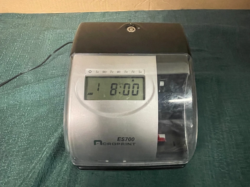 Acroprint ES700 Electronic Multifunctional Time Recorder Time Clock - Image 2 of 4