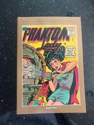 ROY THOMAS PRESENTS-PHANTOM LADY VOLUME 3-SOFTEE-Matt Baker-color-GGA-VG-180 pgs