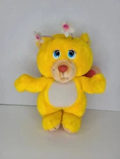 Vintage DISNEY 1984 Hasbro WUZZLES ButterBear 12” Plush Yellow Butterfly Bear