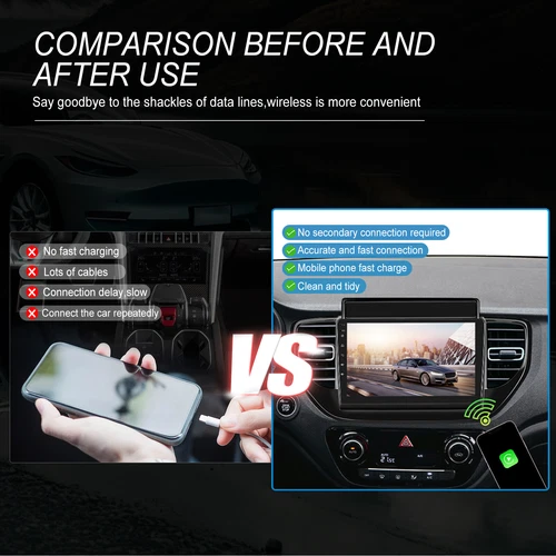 Wireless CarPlay Adapter USB Dongle For iPhone Apple Wireless Carplay Plug &Play - Picture 6 of 12