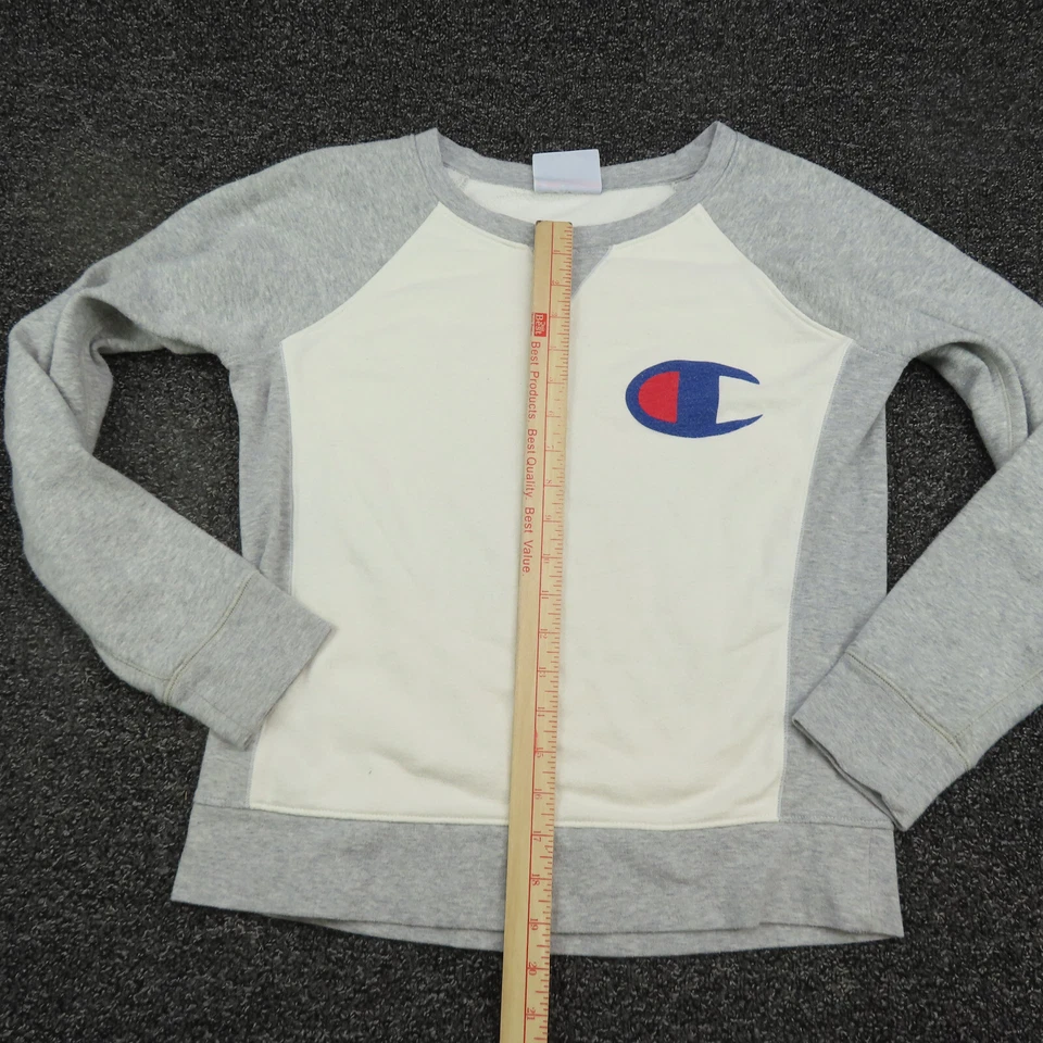 Champion Shirt Womens XS Extra Small White & Gray Running Breathable Ladies - Image 4 of 4