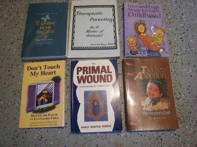 Lot of 6 Books about R.A.D. lots of ideas that don't work.  2nd Lot.