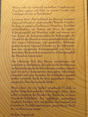 Schuster - Die Lichtkraft des Baumes - Gesundheit aus der Heilkraft Holz - Bild 2 von 2