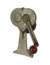 Sharpit Hand Crank Knife Sharpener Grinding Wheel Stone Vtg Dazey Churn Mfg. USA