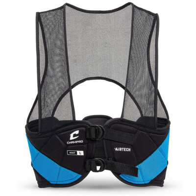 Open Box Champro CH-FR3-M Air Tech 3 Adult Rib Vest-Black-Medium