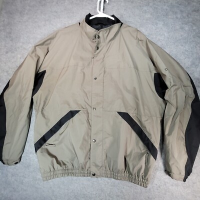 Jacke Herren Jacke Beige Schwarz Footjo Jacke Herren Extra Large