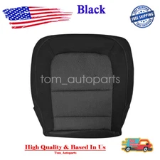 For 2015-2022 Chevy Colorado Canyon Driver Bottom Cloth Seat Cover Jet Black