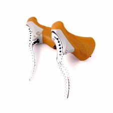 TRP RRL-SR Lightweight Road Bike Bicycle Retro Brake Levers Gum Hoods