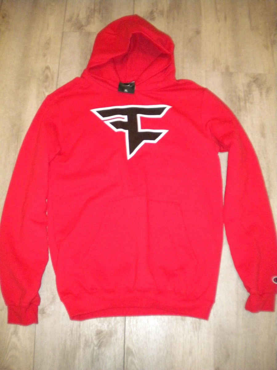 FAZE CLAN X CHAMPION Collab Red Hoodie Pullover Sz XL Boys Girls YOUTH  Fortnite | eBay