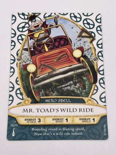 Tarjeta de Hechiceros del Reino Mágico Mr. Toad's Wild Ride #50/70 en muy buen estado - Imagen 1 de 2