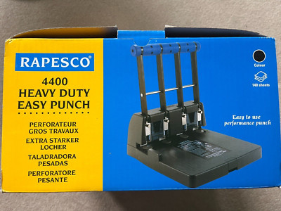Rapesco 4400 Schwerlast 4 Locher Kapazität 140 Blatt PF4000A1