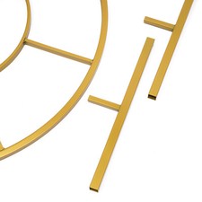 Gold Wedding Stand Arch Backdrop Iron Wedding Event Party Prop DIY Decoration US