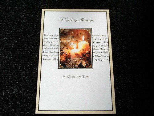 A Caring Message Christmas Card - Greeting Card By Wishing Well - 第 1/3 張圖片