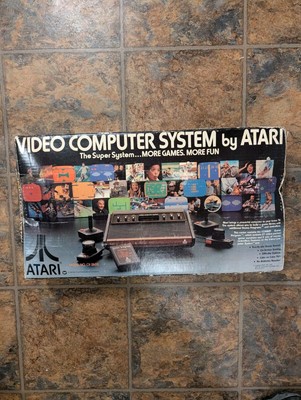 Vintage Atari Game System With Original Box Rare