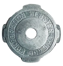 Vintage C1950s 45 RPM Record Metal Adapter Insert Webster-Chicago Corporation