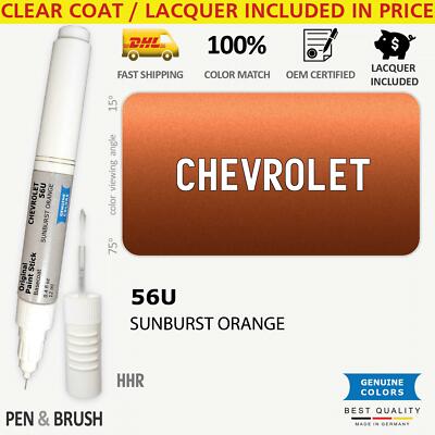 56U Touch Up Paint for Chevrolet Orange HHR SUNBURST ORANGE Pen Stick Scratch Ch