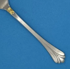 MIKASA LYONS GOLD ACCENT GLOSSY 18/8 STAINLESS FLATWARE SINGLES & GROUPS -CHOICE