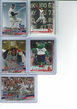 2019 Topps Opening Day Baseball Boston Red Sox Team Set (11) Base Cards 